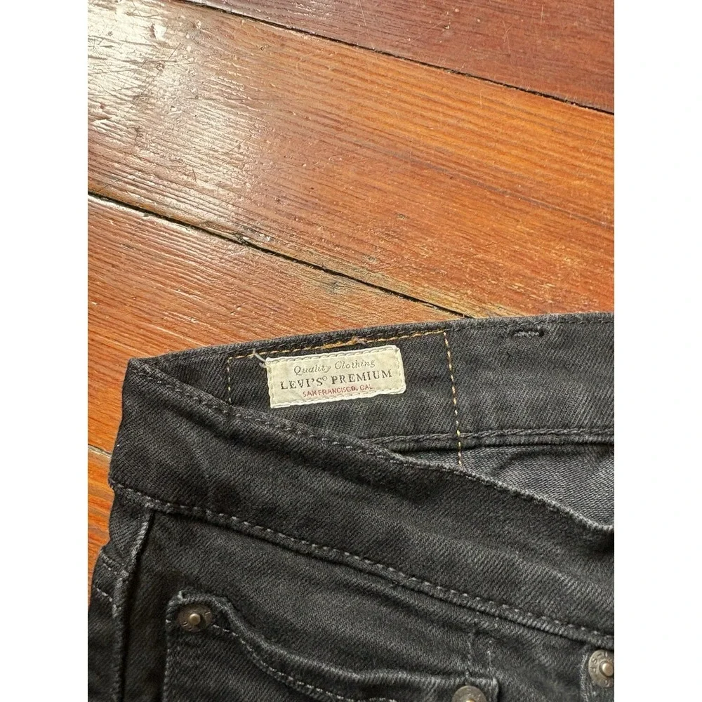Levis 541 Premium Jeans Mens 38x30 Black Denim Athletic Taper Pants